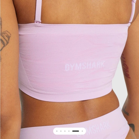 Gymshark Seamless Bandeau in Pink Small - Picture 3 of 7